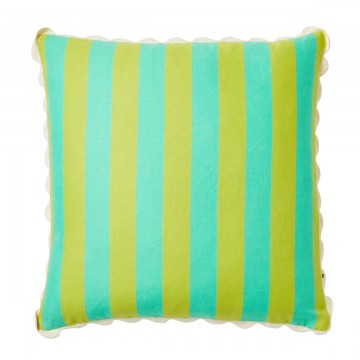 Bonnie and Neil | Cushion 60cm | Bold Stripe Citron Jade